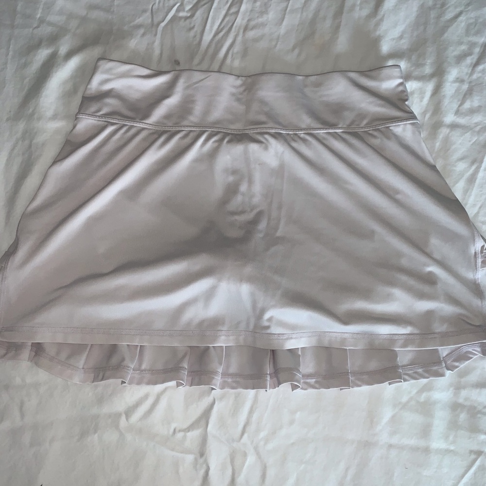 White ideology tennis skirt/ skort